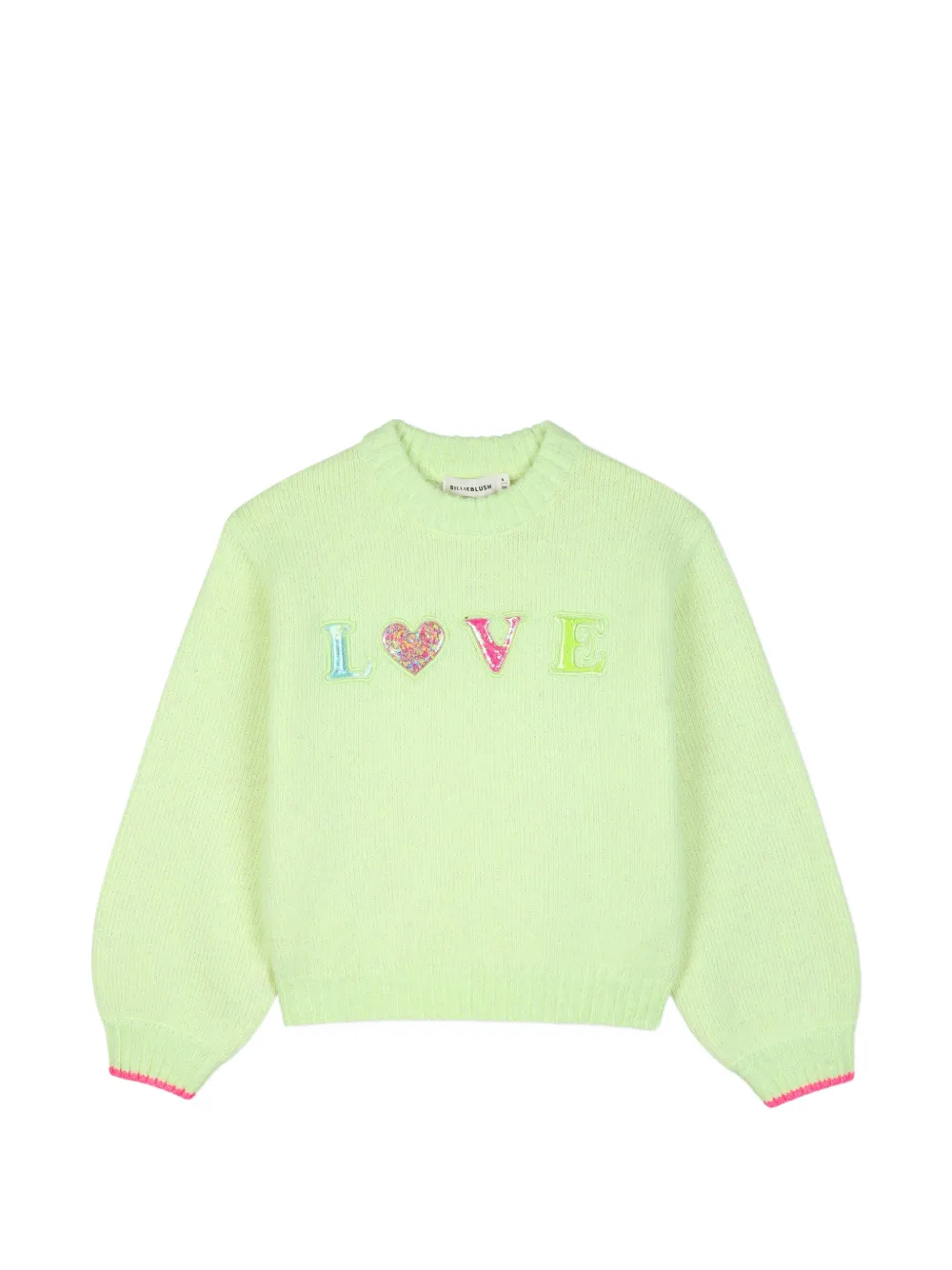 Billieblush Maglione con paillettes - Verde