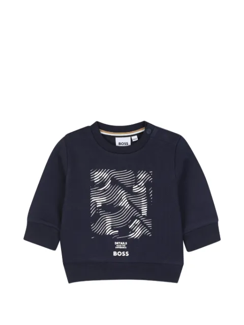 BOSS Kidswear graphic-print sweatshirt