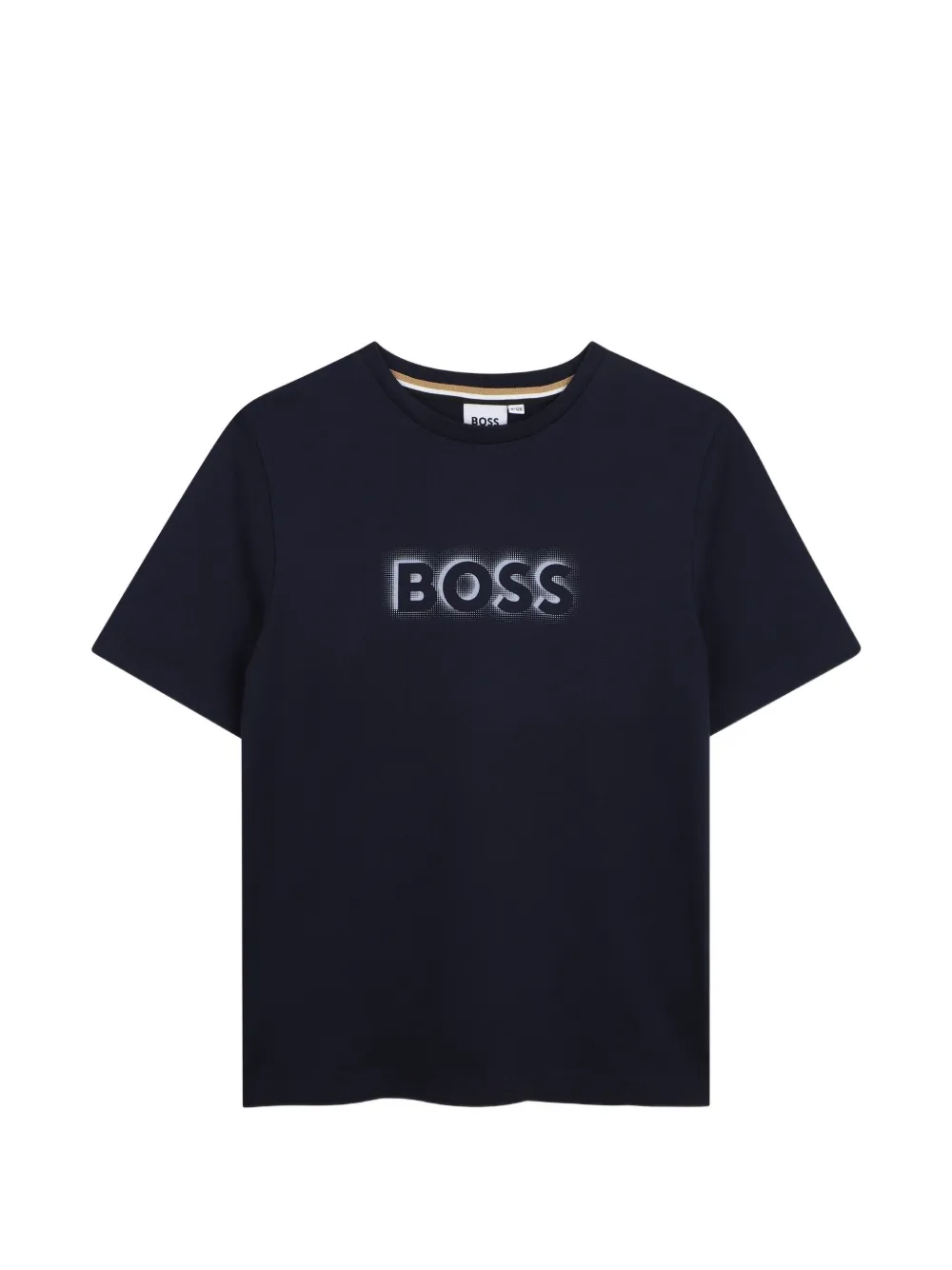 BOSS Kidswear logo-print short-sleeve T-shirt - Blu
