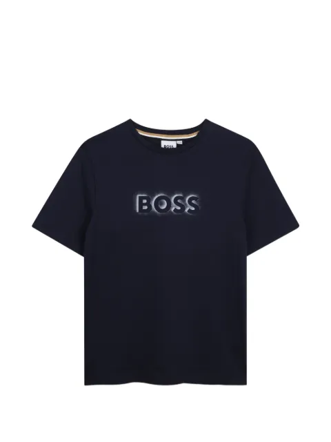 BOSS Kidswear camiseta con logo estampado