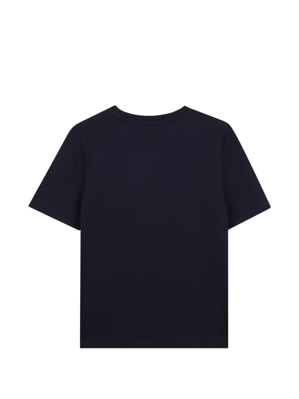 BOSS Kidswear logo-print short-sleeve T-shirt Blauw