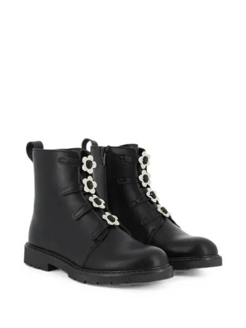 Marc Jacobs Kids flower-embellished ankle boots