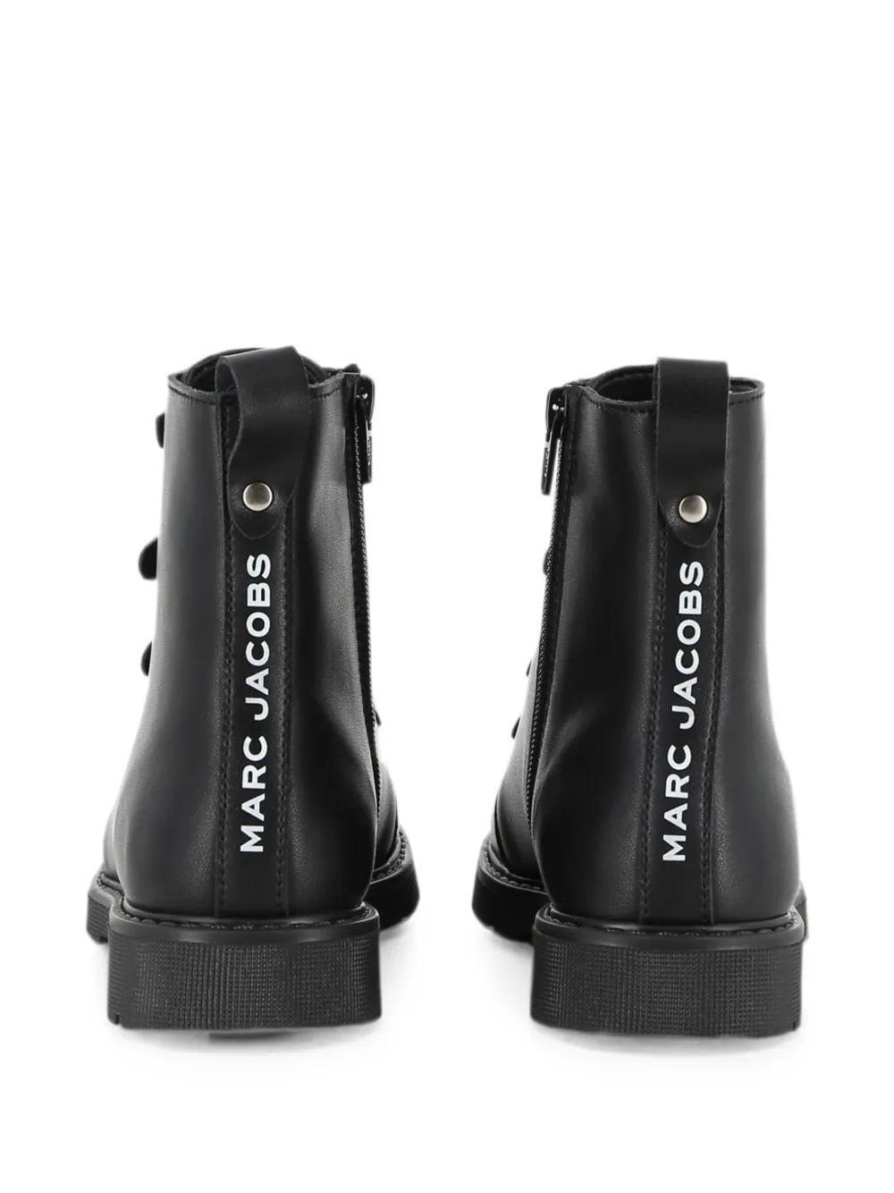 Marc Jacobs Kids flower-embellished ankle boots Zwart