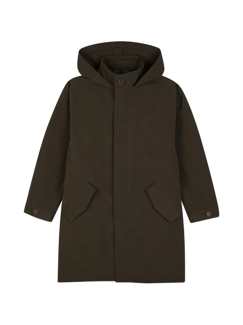 Givenchy Kids Trenchcoat mit Logo-Print - Grün