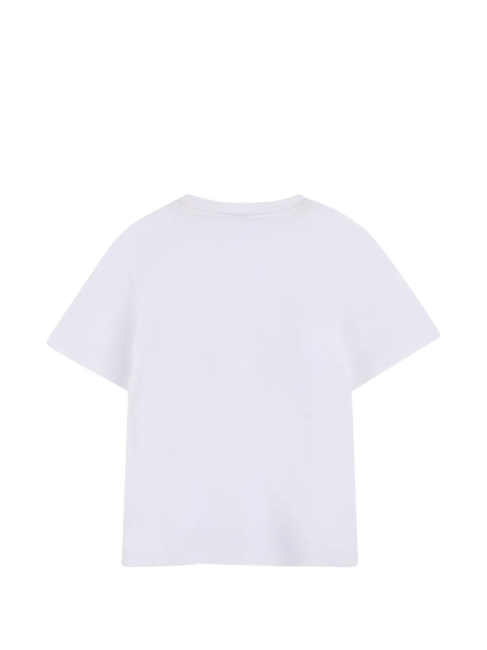 BOSS Kidswear T-shirt met geborduurd logo Wit