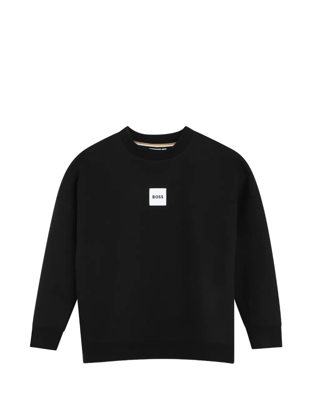 BOSS Kidswear Felpa con applicazione - Nero