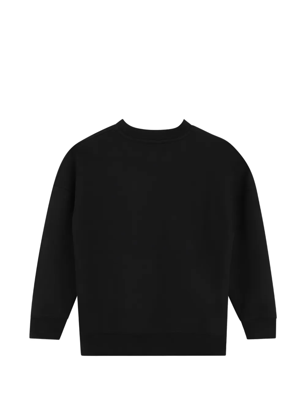 BOSS Kidswear Sweater met logopatch Zwart