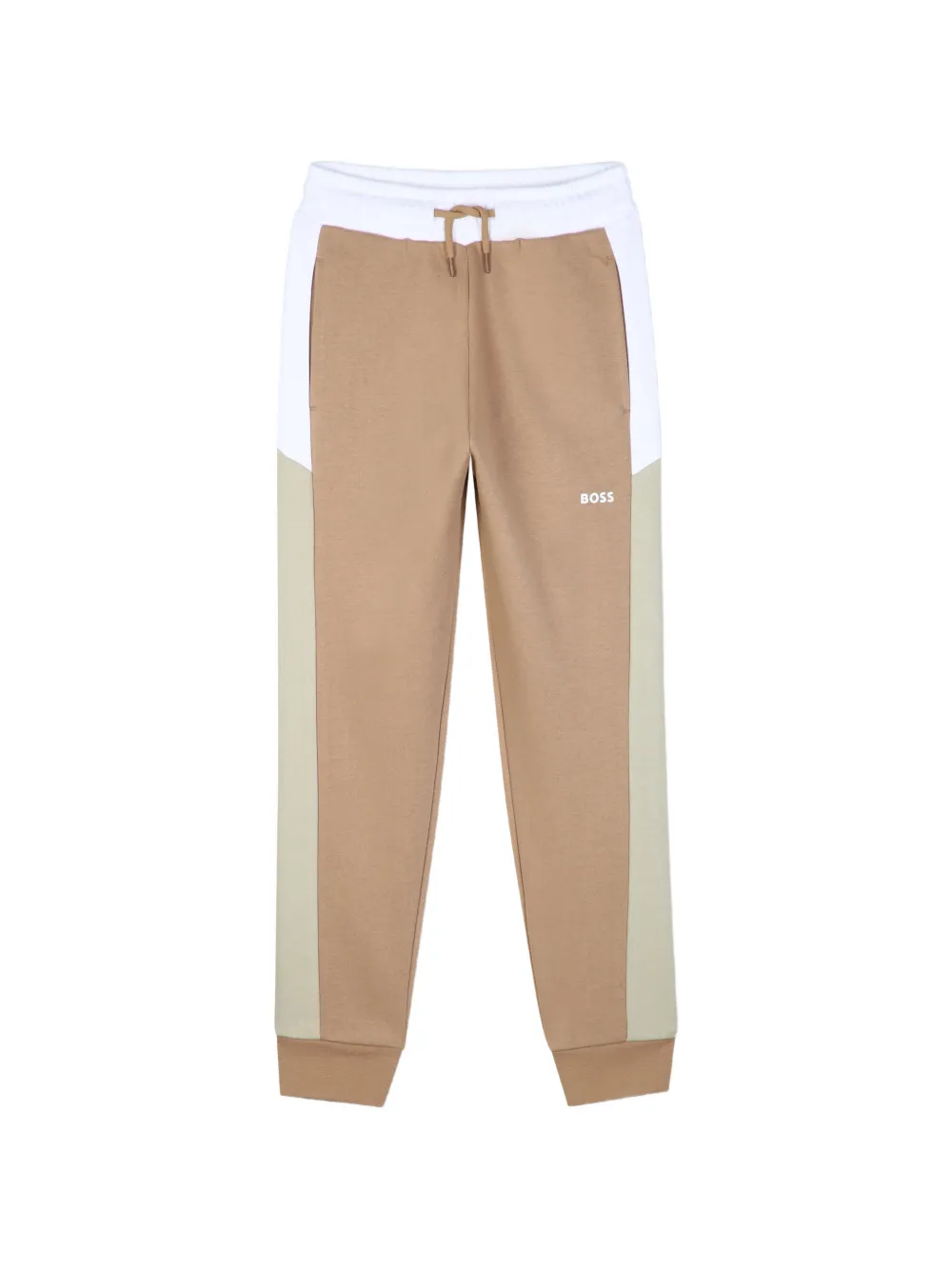 BOSS Kidswear Pantaloni sportivi con stampa - Toni neutri