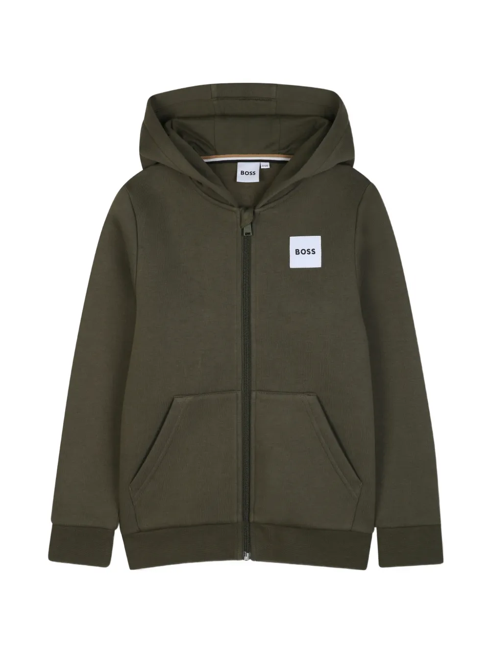 BOSS Kidswear Trainingspak met logopatch Groen
