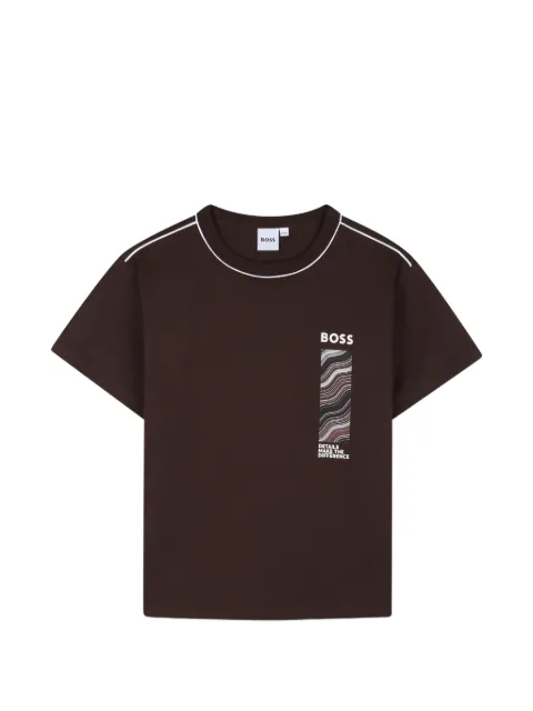 BOSS Kidswear logo-print T-shirt