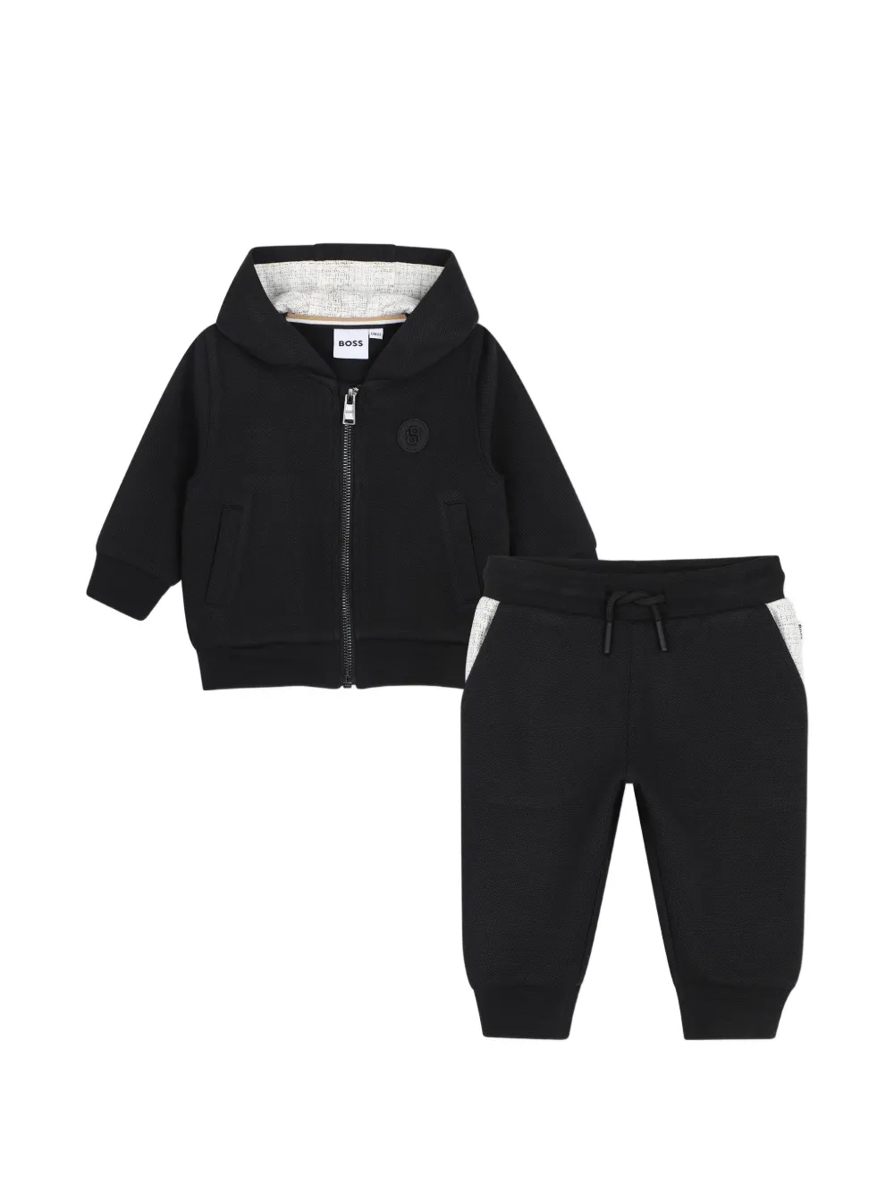 BOSS Kidswear Tuta sportiva con cappuccio - Nero