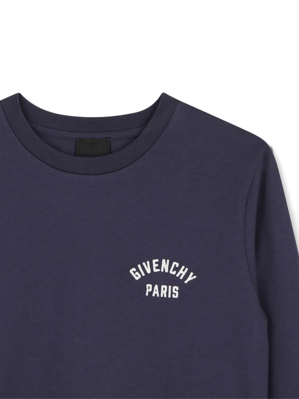 Givenchy Kids T-shirt met lange mouwen Blauw