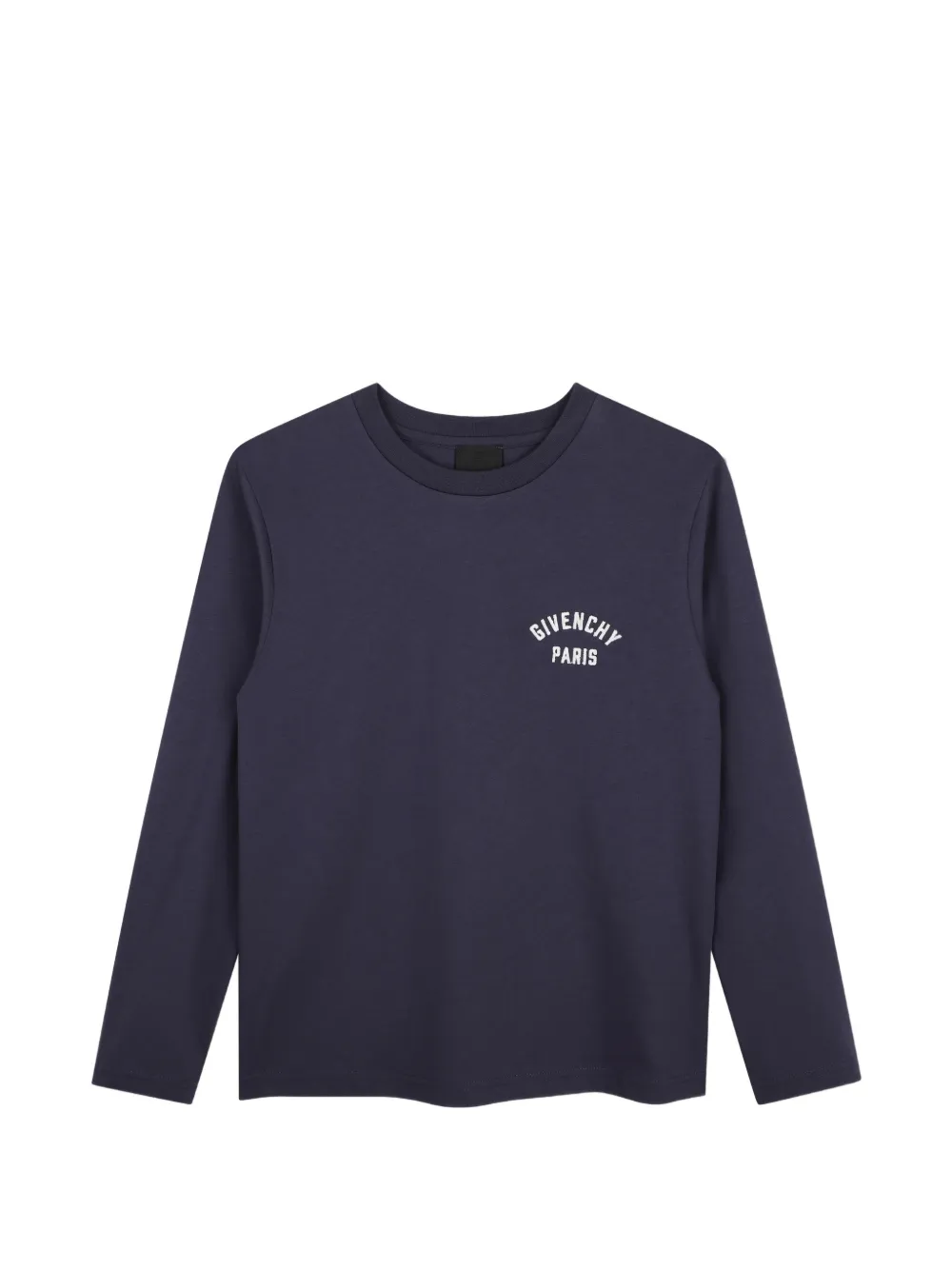 Givenchy Kids T-shirt a maniche lunghe con logo - Blu