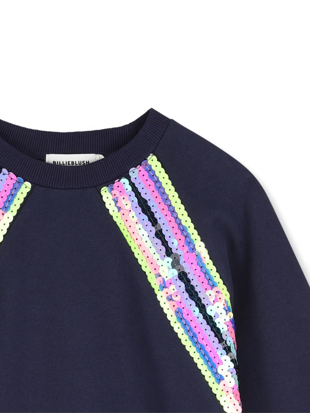 Billieblush Jurk verfraaid met pailletten en raglan mouwen Blauw