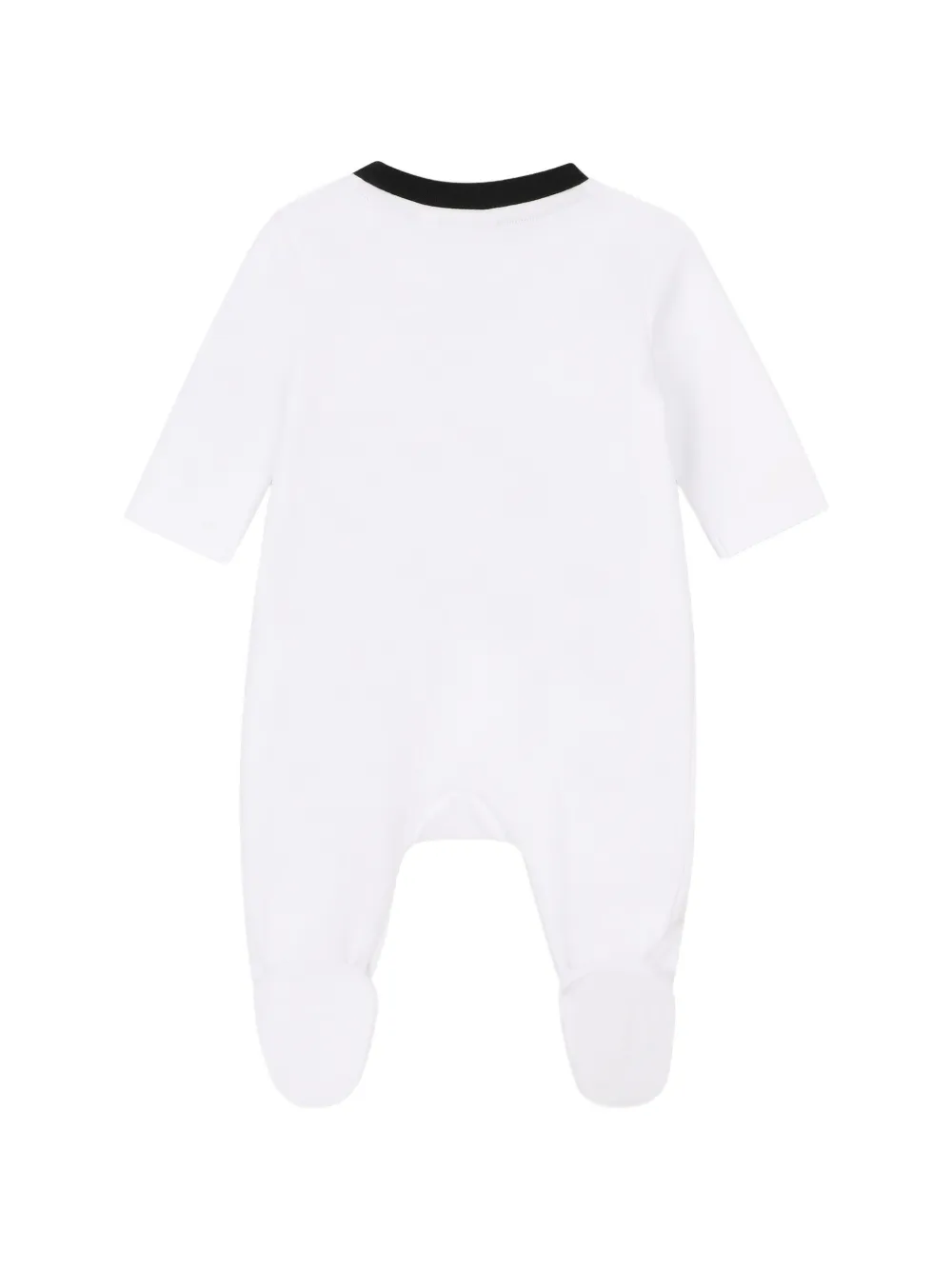 BOSS Kidswear Driedelig pyjama met logo-patch Wit