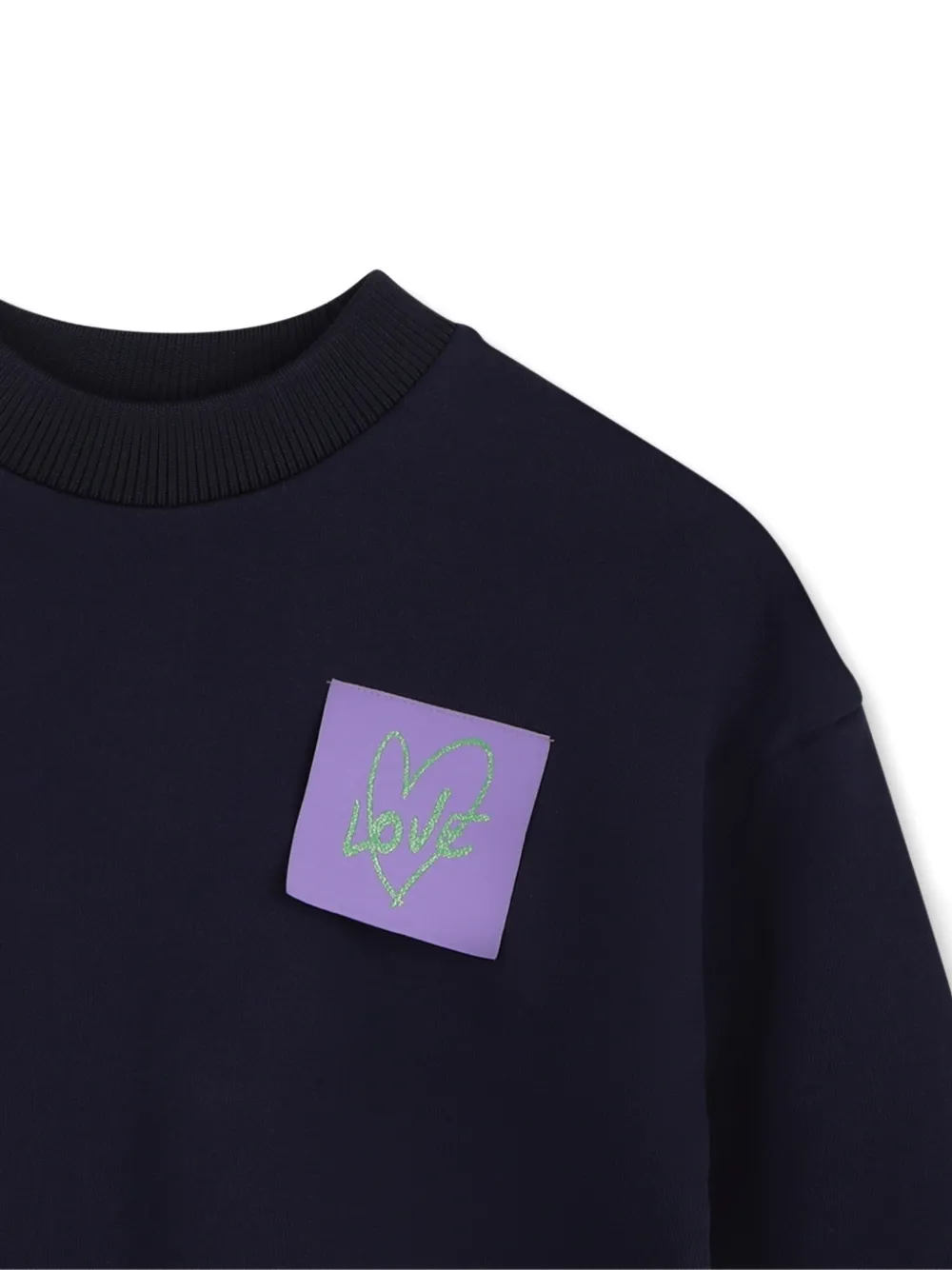 Billieblush Jurk met logopatch Blauw