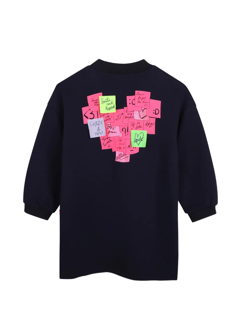 Billieblush Jurk met logopatch Blauw