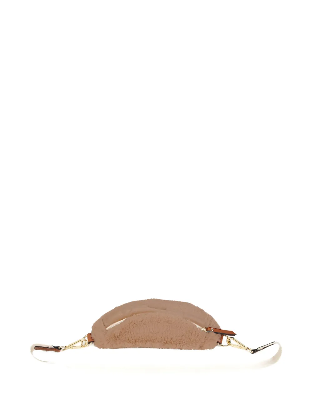 Chloé Kids Heuptas van imitatiebont Beige