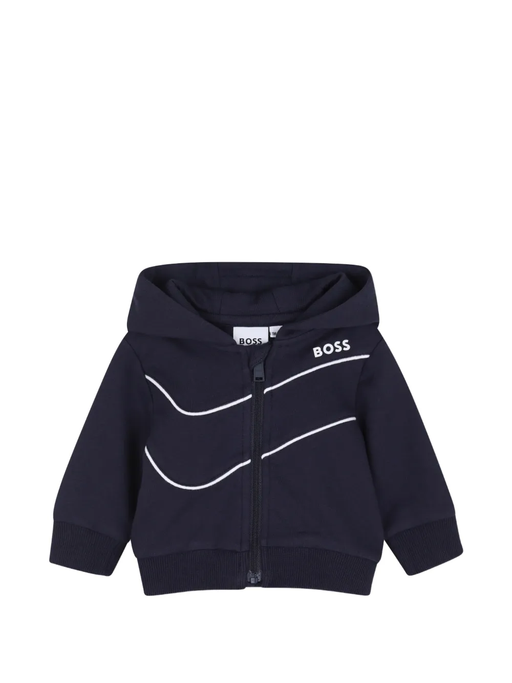 BOSS Kidswear Trainingspak met logoprint Blauw
