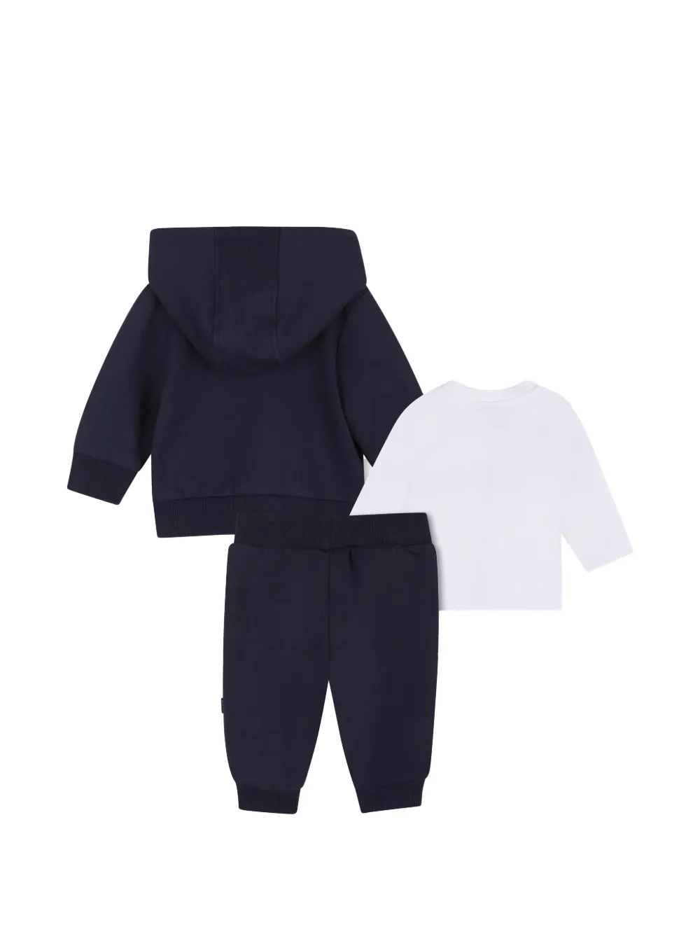 BOSS Kidswear Trainingspak met logoprint Blauw