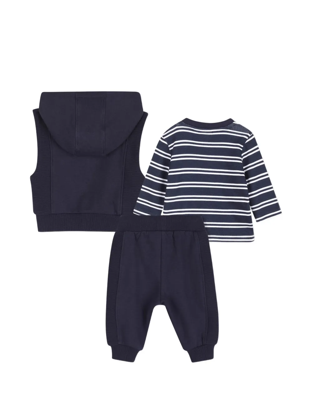 BOSS Kidswear Trainingspak met capuchon Blauw