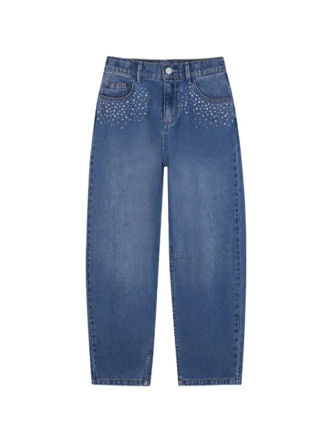 Billieblush rhinestone-embellished jeans