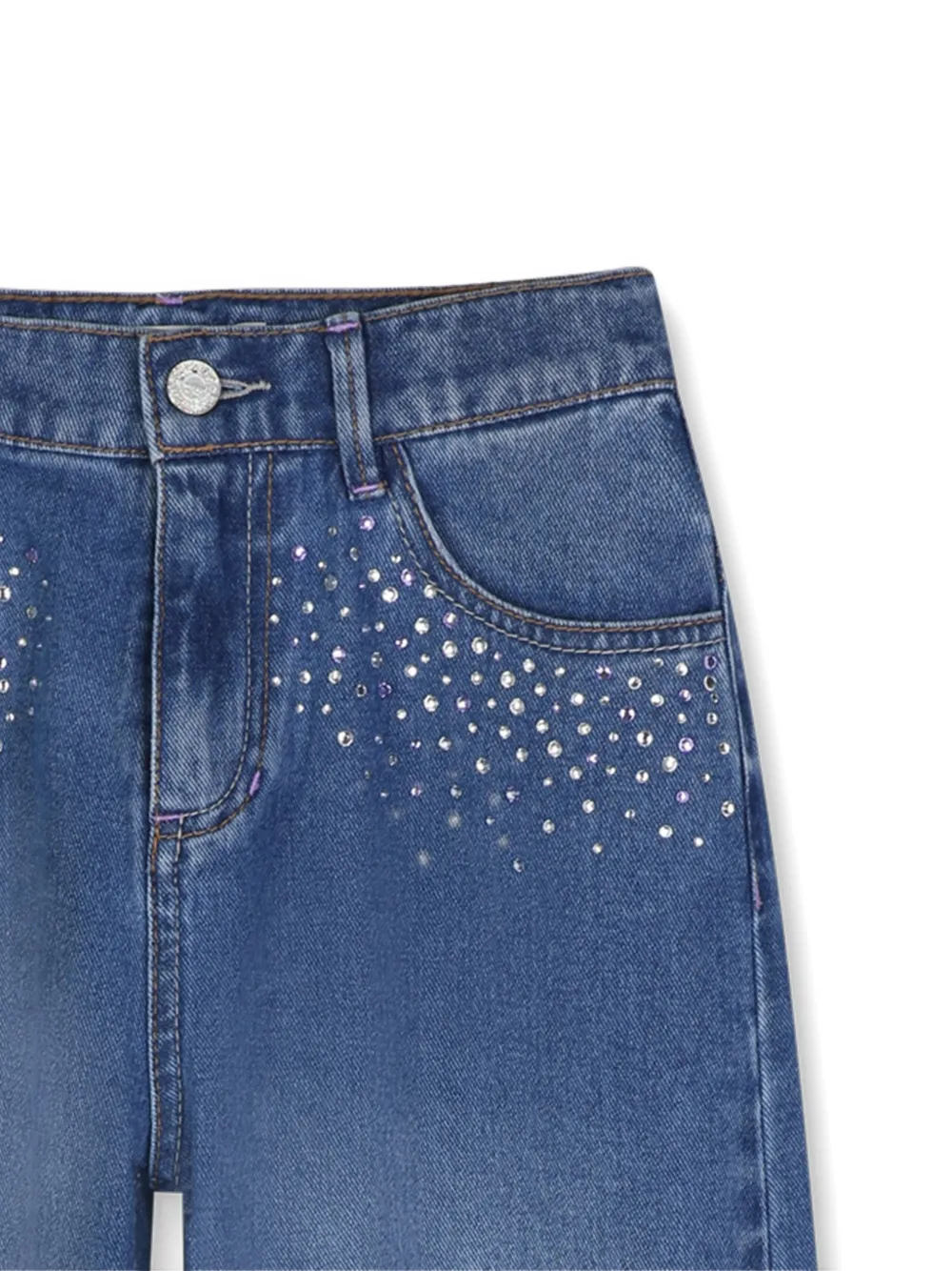 Billieblush Jeans verfraaid met stras Blauw