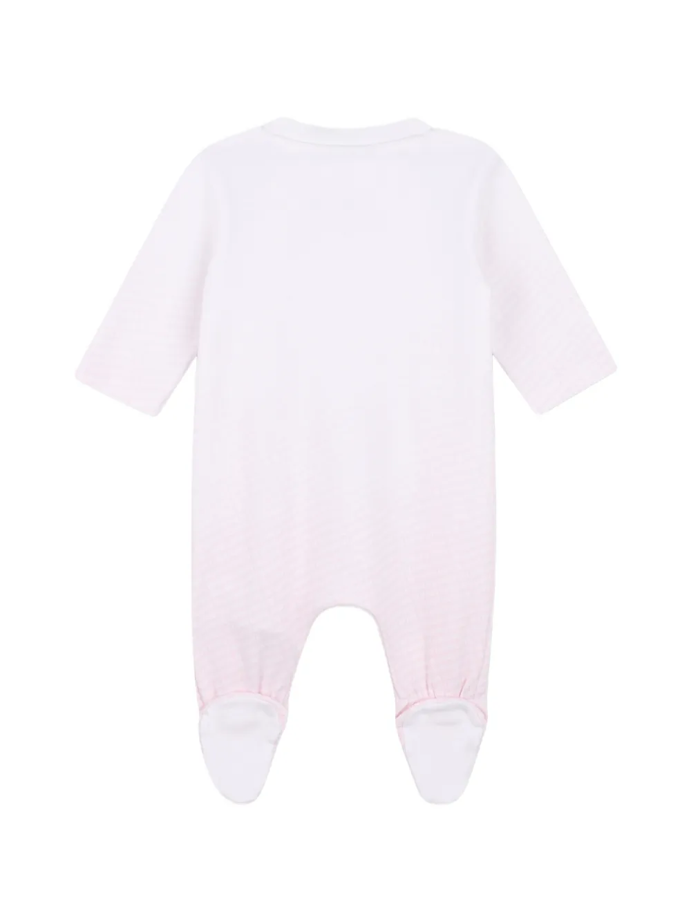 BOSS Kidswear Pyama slabbetje en muts met logo-print Wit
