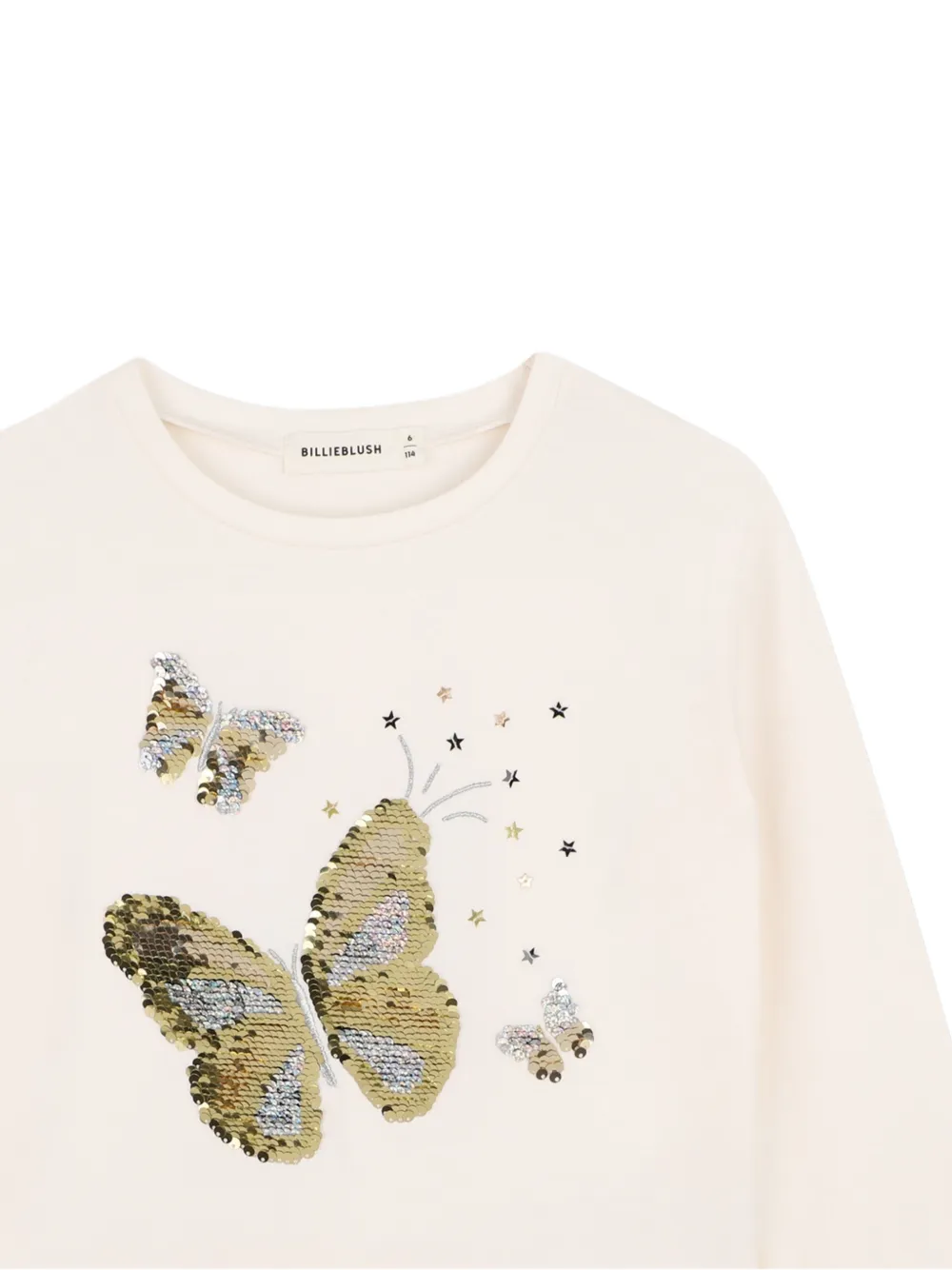 Billieblush T-shirt met pailletten Wit