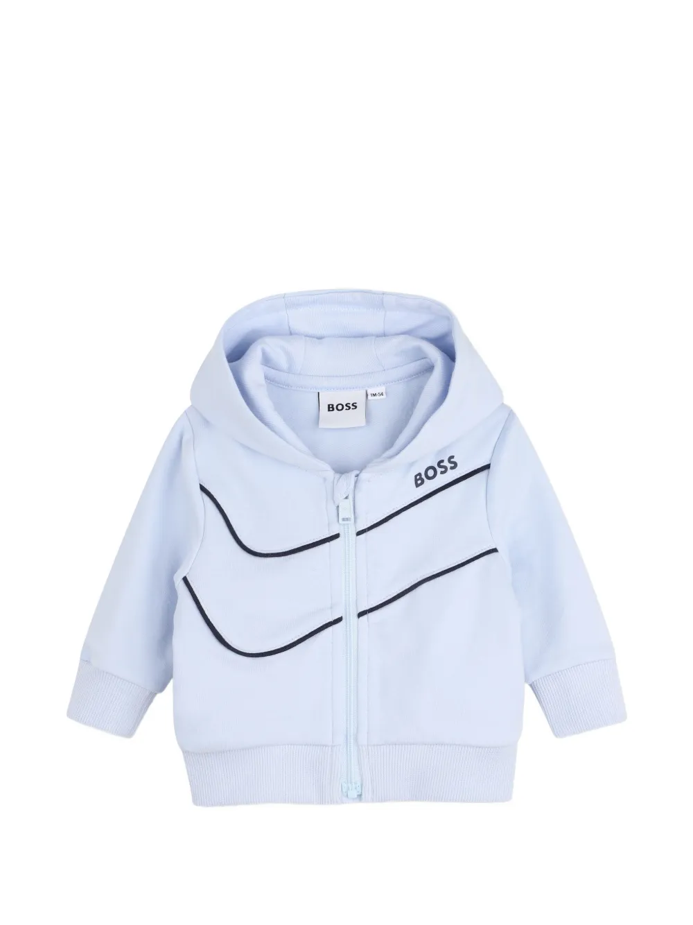 BOSS Kidswear Trainingspak met logoprint Blauw