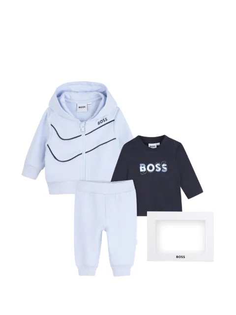 BOSS Kidswear logo-print tracksuits