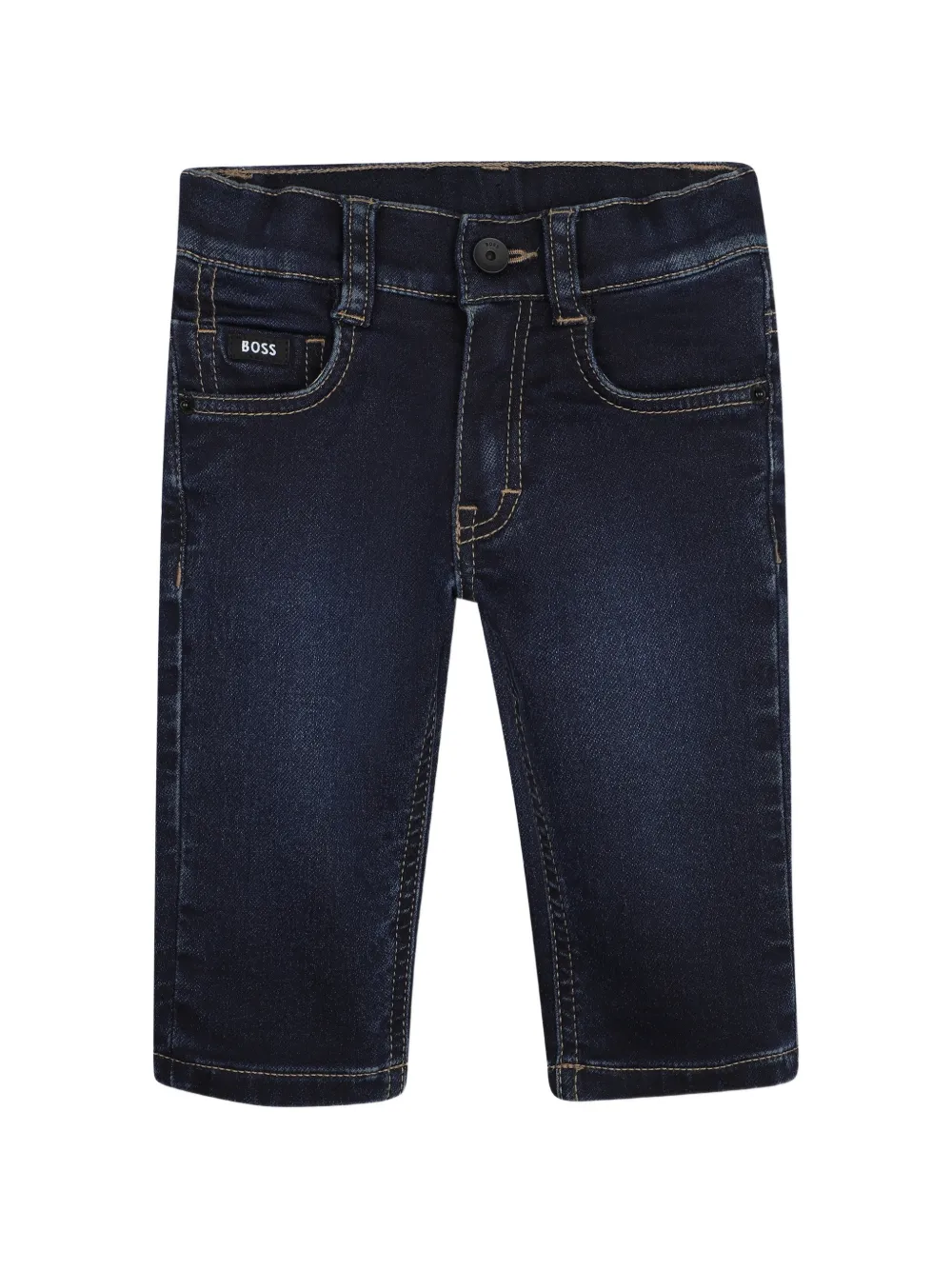 BOSS Kidswear Jeans con applicazione logo - Blu