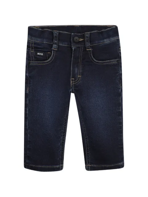 BOSS Kidswear jeans con parche del logo