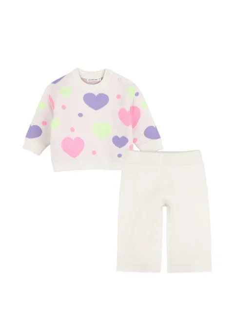 Billieblush ensemble pull-pantalon en maille intarsia