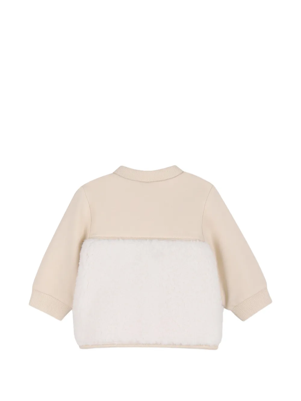 BOSS Kidswear Trainingspak met vlak van bont Beige