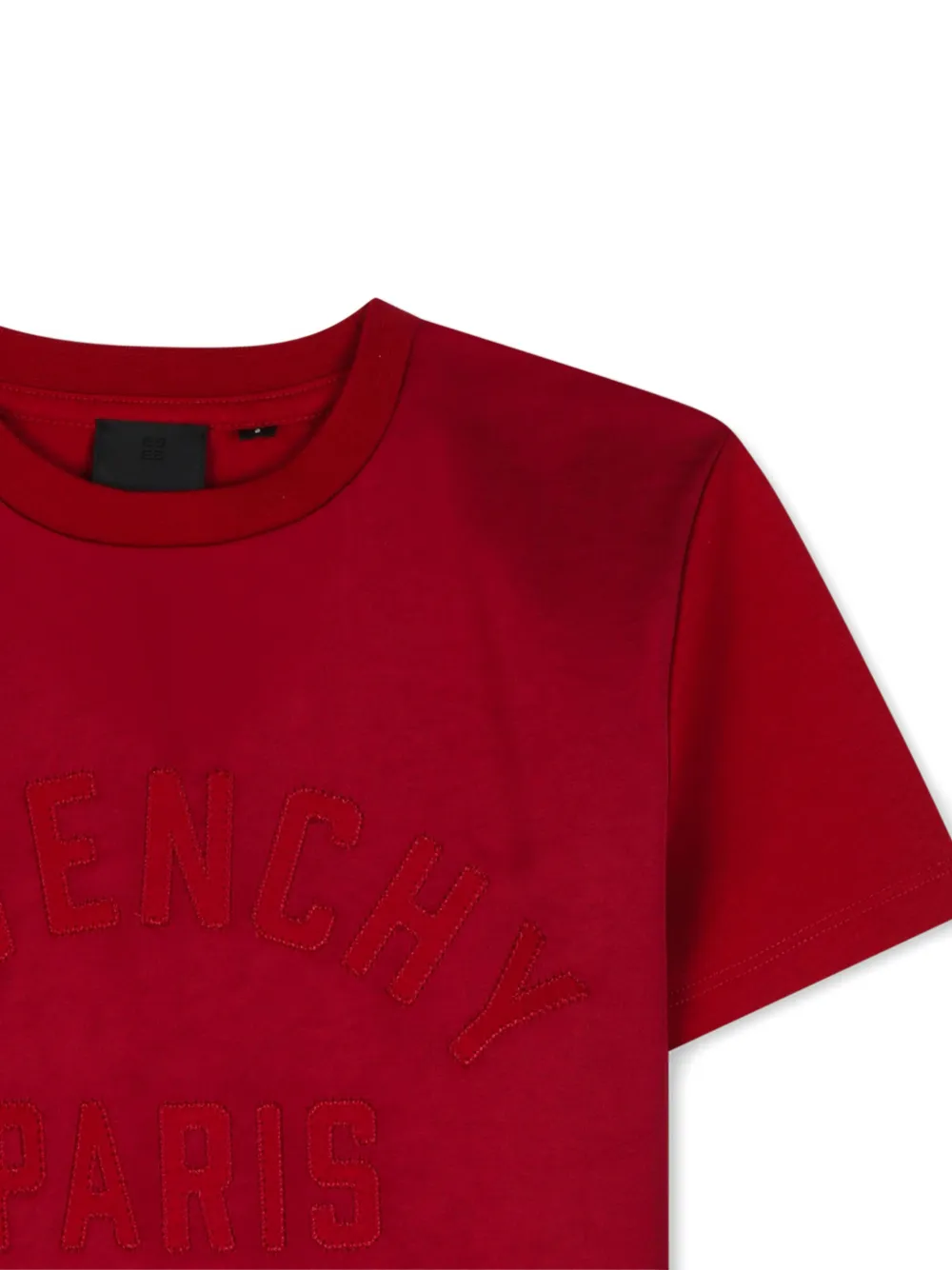 Givenchy Kids T-shirt met geborduurd logo Rood
