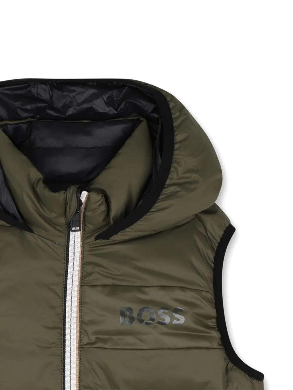 BOSS Kidswear Omkeerbare bodywarmer Zwart