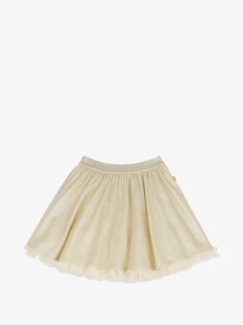 Billieblush Saia com tule e efeito de brilho