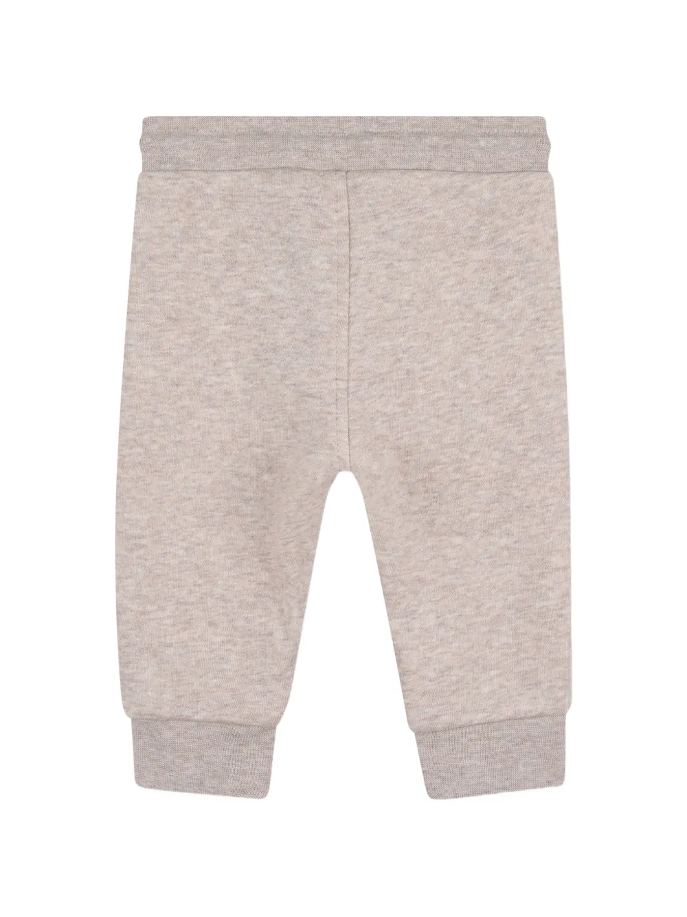 BOSS Kidswear Hoodie en broek met logo-patch Beige