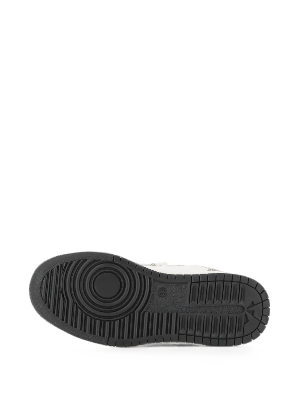 BOSS Kidswear Sneakers met dubbele B-patch en klittenband Wit