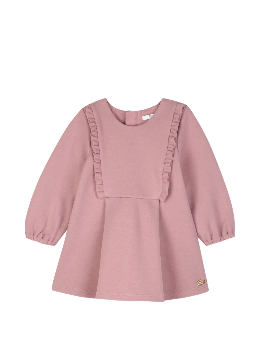 Chloé Kids Abito con ruches - Rosa