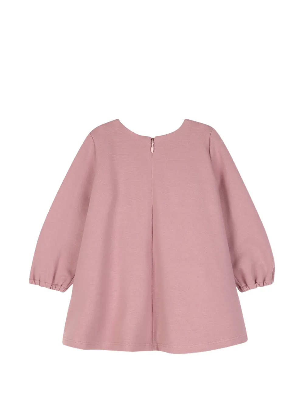 Chloé Kids Jurk met ruches en lange mouwen Roze