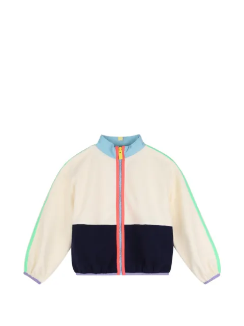 Billieblush colour-block zip-up sweater
