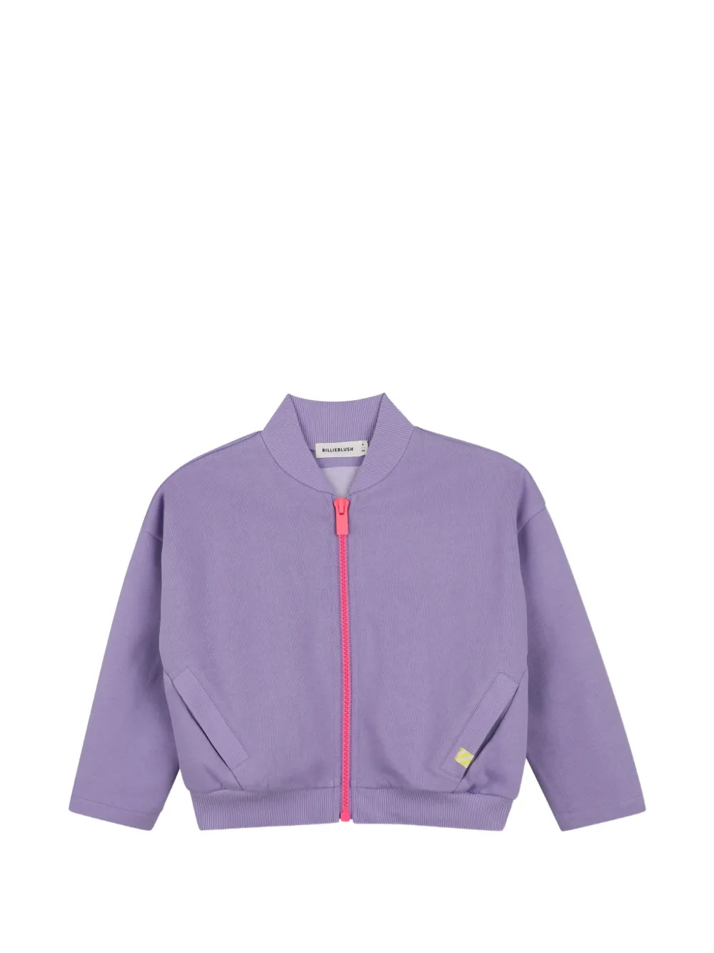 Billieblush Pailletten-Bomberjacke mit Herzmotiv - Violett