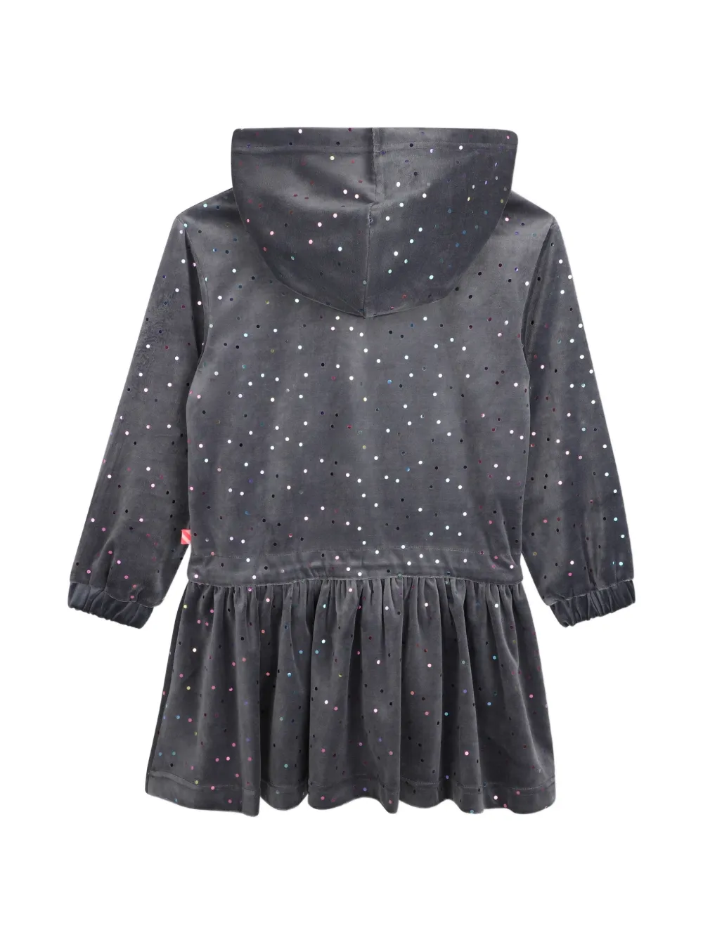 Billieblush Jurk met stippen en capuchon Grijs