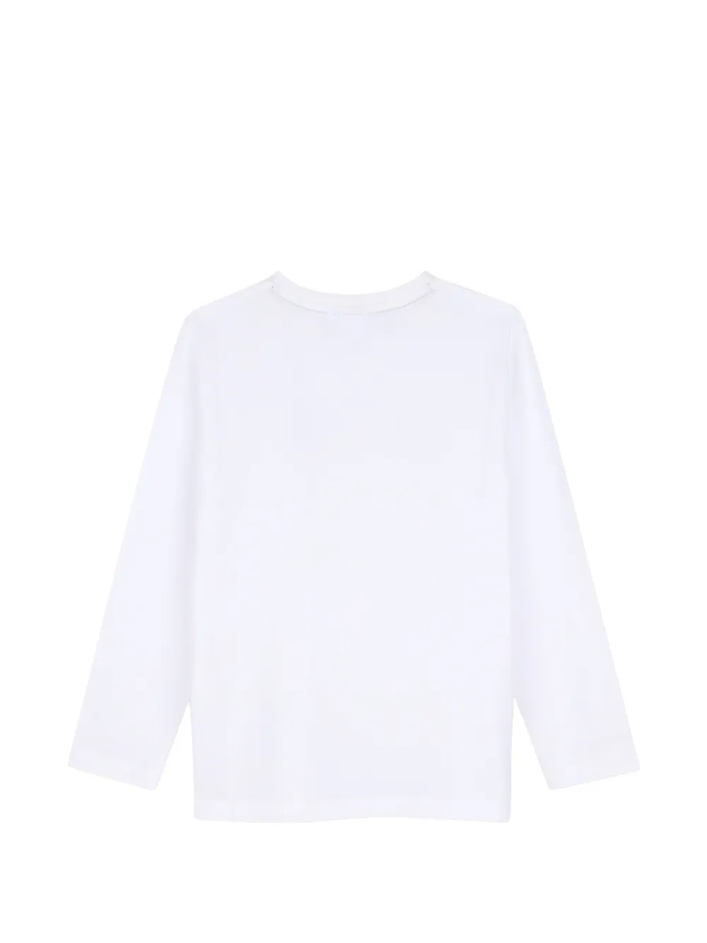 BOSS Kidswear T-shirt met lange mouwen Wit