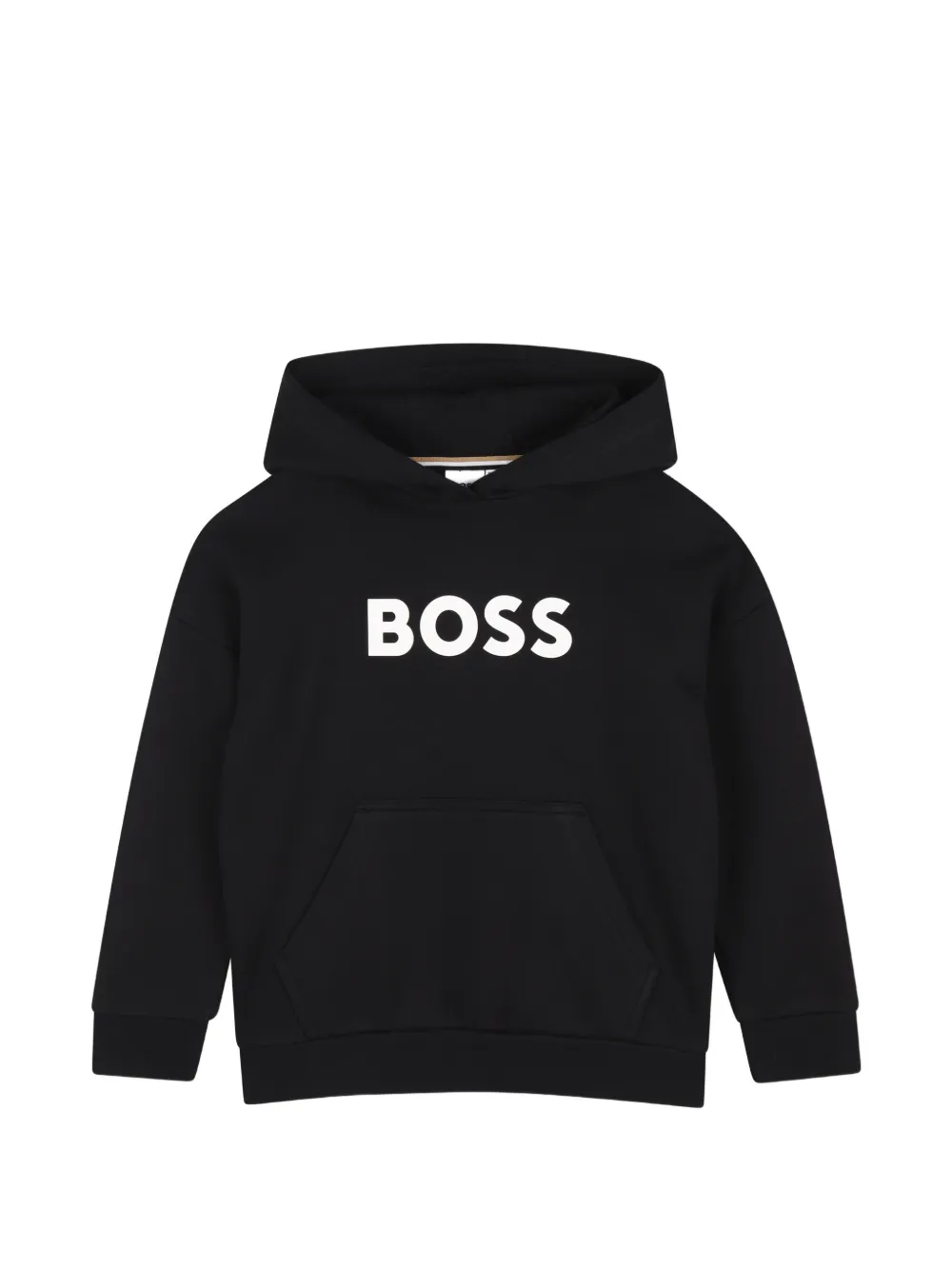 BOSS Kidswear logo-print hoodie - Nero