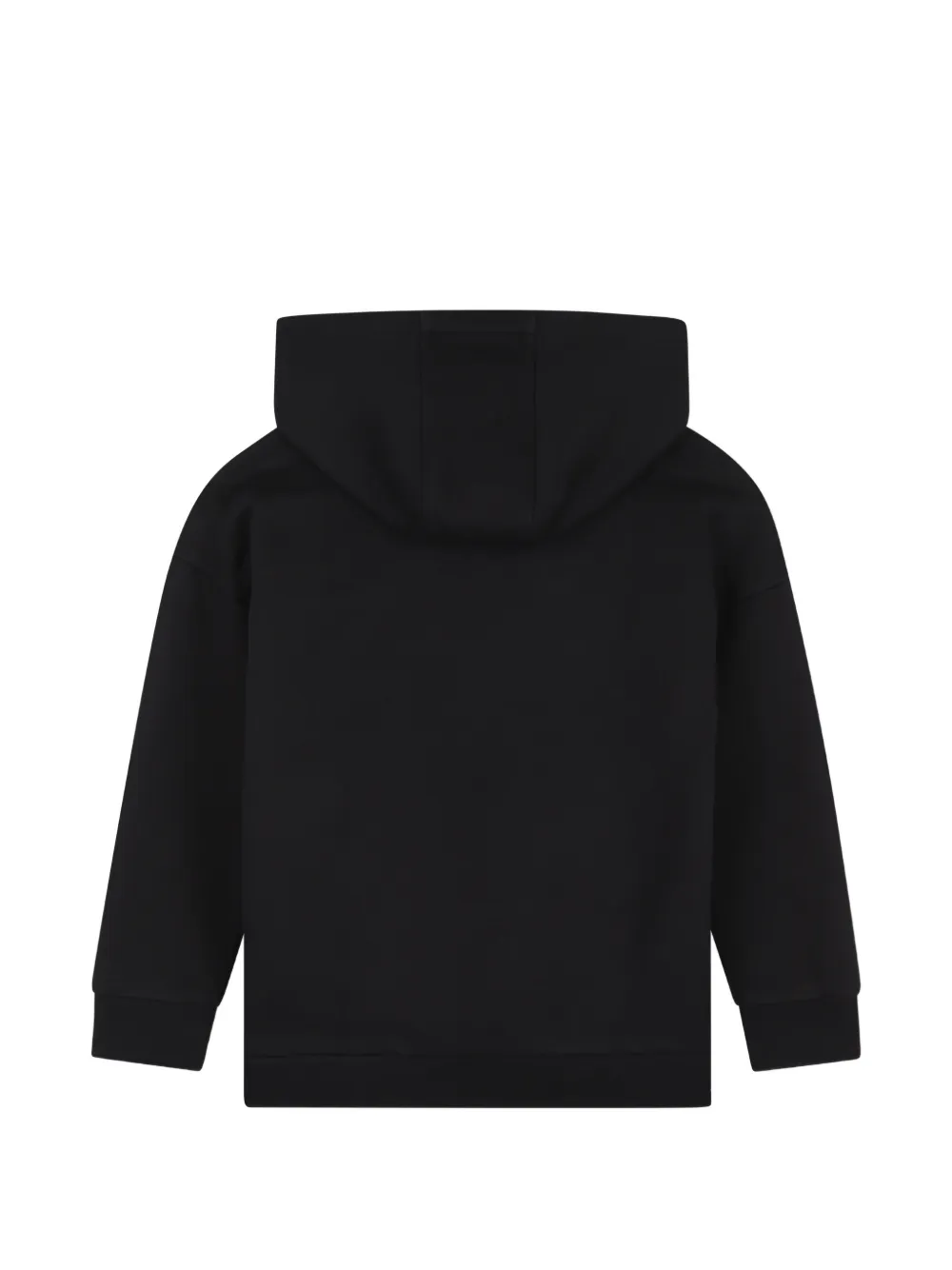 BOSS Kidswear logo-print hoodie Zwart