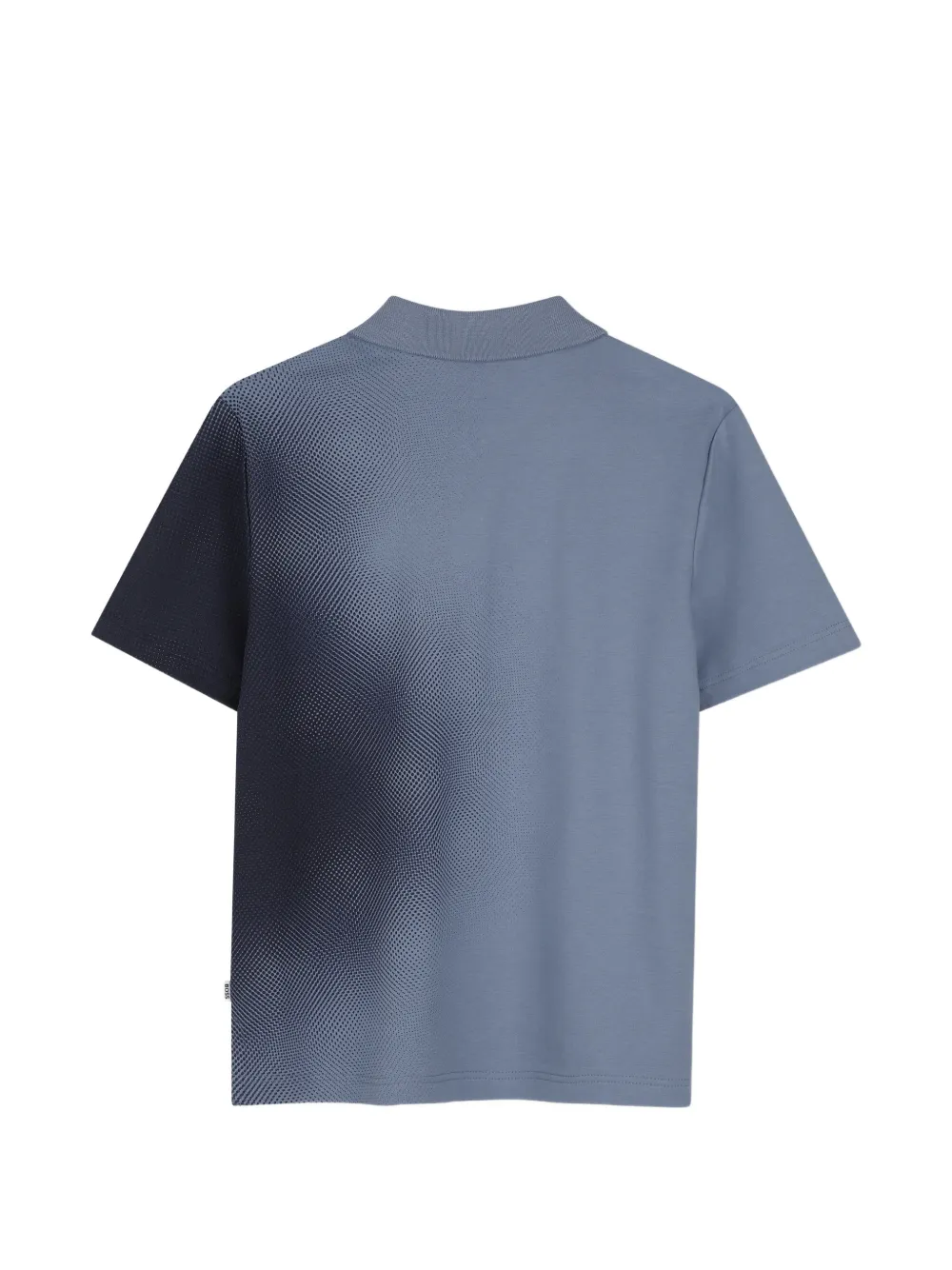 BOSS Kidswear Poloshirt met kleurverloop Blauw