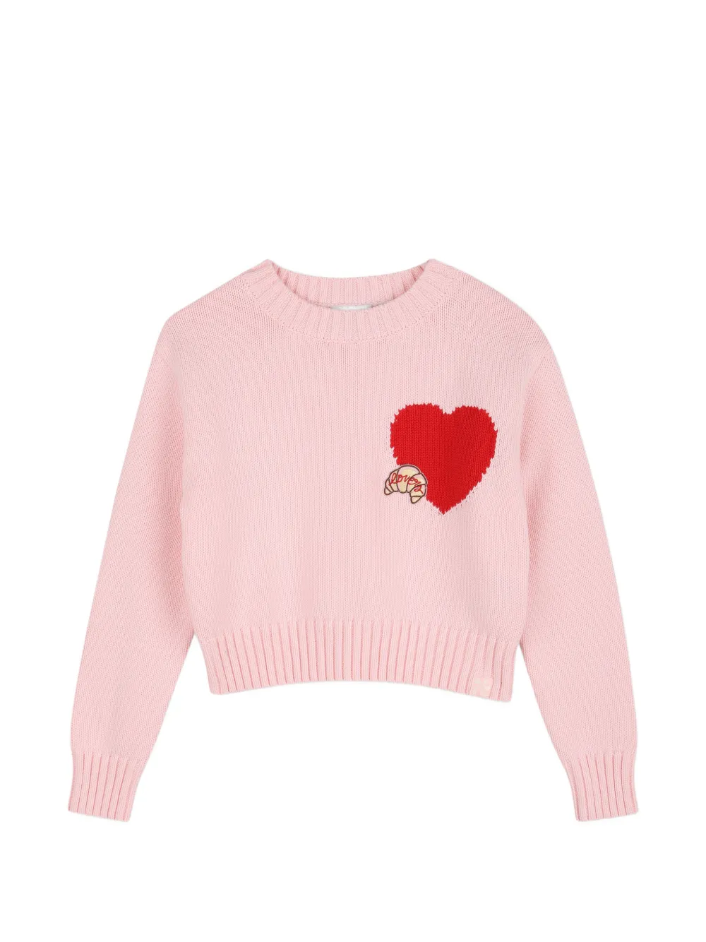 Kids Around Maglione con ricamo - Rosa